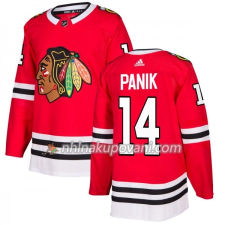 Chicago Blackhawks Dresy Richard Panik 14 Červená 2017-2018 Adidas Authentic - Pánské Chicago Blackhawks Dresy Richard Panik 14 Červená 2017-2018 Adidas Authentic - Pánské